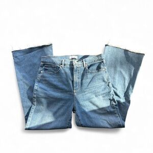 LOFT Women’s High Rise Straight Leg Slim Flare Jeans, Size 31/12